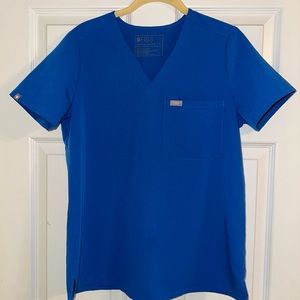 Figs Scrub Set in Royal Blue